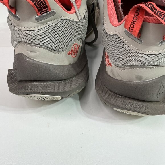 Nike Giannis Immortality 2 Mens Basketball Shoes Sz 8.5 Gray/Coral Lace-Up - Picture 6 of 7